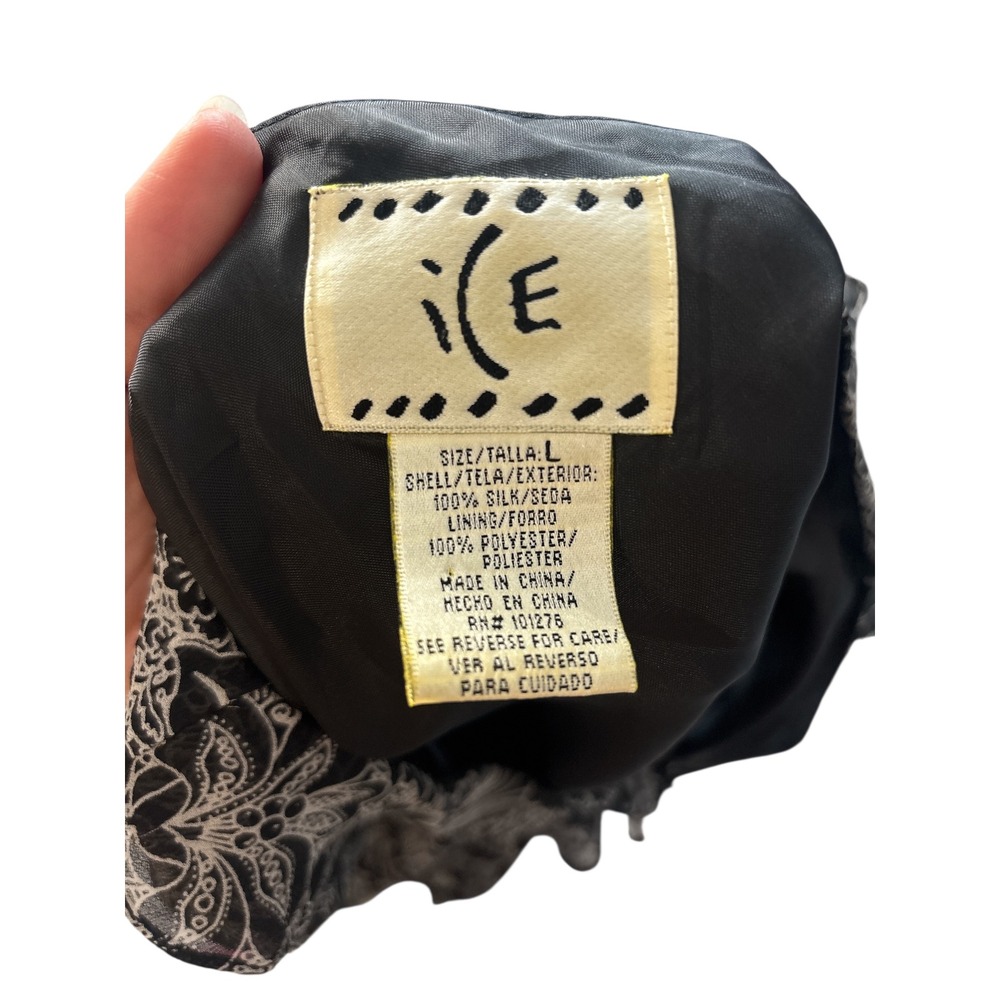 Y2K‎ Vintage Silk Beaded Fairy Top - Picture 5 of 5